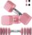 20LB Adjustable Dumbbell Set, 10lb Dumbbells Set of 2, 5 in 1 Free Weights Set, Each 4lb 6lb 8lb 10lb for Women & Men for Home Gym Exercise Workout Strength Training Equipment