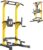 SogesPower Multi-Function Power Tower Pull Up Bar Station Pull Up Dip Station for Home Gym, Adjustable Height Pull Up Bar Stand Dip Bar Strength Training Workout Equipment