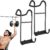 Dumbbell Spotter Hooks, 2-Pack Upgraded 250 lbs Heavy Duty Rack Attachments for Bench Press, Chest & Shoulder Workouts, Safety Hangers with Wrist Straps