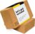 Premium Cork Yoga Blocks – Extra Large Yoga Block 2-Pack or Extra Tall 1-Pack for Inflexible Yogis | Natural, High-Density Cork for Superior Support & Stability | Optional Yoga Strap & Gift Box