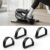 Ellipse Leg Exerciser Machine Pedal Straps 4-Pack – Leg Strap for Under Desk Elliptical Machine, Non-Slip Durable Pedal Straps for Seniors Home Fitness & Physical Therapy