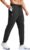 G Gradual Men’s Joggers with Zipper Pockets Athletic Workout Gym Pants Stretch Running Track Jogging Sweatpants for Men