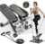 Steppers for Exercise at Home, Stair Stepper Mini Stepper with Resistance Bands, Adjustable Height, Super Quiet, 330LBS Weight Capacity and LED Display for Home Workouts