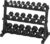 Hex Dumbbell Sets with Rack, 290-840 lb Rubber Encased Exercise & Fitness Dumbbells Set, Hand Weight for Strength Training, Weight Dumbbells