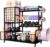 Dumbbell Rack Weight Stand – 4-Tier Adjustable Weight Rack for Dumbbells, Home Gym Storage Rack for Yoga Mat Foam Roller Kettlebells, Workout Equipment Storage Organizer With Wheels