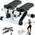 Steppers for Exercise at Home, Mini Stepper with Resistance Bands – Quiet, 360LBS Weight Capacity Portable Stair Stepper for Buttocks Lifting & Body Shaping, Compact Fitness Stepper for Small Spaces