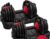 Adjustable Dumbbell, 9 in 1, 25 lb, Weight in 2.5lbs Increments, Home Gym