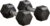 Rubber Hex Dumbbell Hand Weight, 15 Lbs Hex Dumbbell Set of 2, Rubber Weights Exercise Fitness Dumbbell with Non-Slip Handles for Home Gym Workout