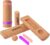 Cork Yoga Balance Board with Blocks and Resistance Bands, Non-Slip Yoga Balance Trainer for Pilates, Fitness, Stability, Core Strength and Flexibility Training for Home and Studio