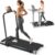 AoraPulse Portable Foldable Treadmills for Home, Small Folding Treadmill for Home Office with 300 LBS Capacity, Walking Running Exercise Electric Compact Treadmill with LED Display