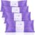 SuzziPad Lavender Eye Pillows for Relaxation with Aromatherapy, Weighted Mask for Sleeping, Hot & Cold Therapy Compress for Dry Eyes, Yoga Meditation Pillow, Purple, 4 Packs