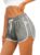 WIHOLL Womens Athletic Shorts Running Color Block Dolphin Shorts with Pockets and Drawstring