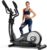 pooboo Elliptical Machine, Elliptical Exercise Machine with 16-Level Resistance&Hyper-Quiet Magnetic Driving System, Elliptical Machine for Home with LCD Monitor&15.5IN Stride, 350LBS Weight Capacity