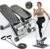 Ktaxon Steppers for Exercise at Home, Stair Stepper Mini Stepper with Resistance Bands, Adjustable Height, Super Quiet, 330LBS Weight Capacity and LED Display for Home Workouts