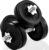 Yes4All 60lbs Pair Cast Iron Weights Adjustable Dumbbell Sets for Home Gym with Bars, Plates, Collars