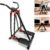 KINMAC Air Walking Elliptical Exercise Machine – Foldable Low-Impact Cardio Trainer with LCD Monitor, Extended Stride & Non-Slip Pedals for Home Gym