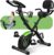 Caromix Folding Exercise Bike, 5 in 1 Stationary Magnetic Cycling Bicycle Upright Indoor Cycling Bike for Home Workout 330LB Capacity