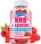 HMB and Leucine Gummies for Men & Women, 3000mg Leucine HMB Amino Acids Supplement for Muscle Growth, Muscle Relief and Workout Recovery, Sugar-Free, Raspberry Flavor, 60 Count