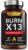 Vitamin Bounty Advanced Thermogenic Fat Burner for Men & Women – Burn X13 Weight Loss Supplement with 13 Powerful Ingredients – Metabolism Booster, Energy & Appetite Control – 60 Capsules