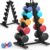 TomCare 6-Tier|5-Tier|4-Tier Dumbbell Rack Stand Only, Weight Rack for Home Gym Storage Stand for Weights Metal A-Frame Strength Training Dumbbell Holder with Handle (Dumbells not Included)
