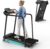 Redliro Walking Treadmill with Long Handrail for Balance, Recovery Fitness Exercise Machine Foldable for Home use with Holder for Phone & Cup,LCD Display, 300 lbs Capacity