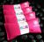 Lavender Eye Pillows – Yoga Eye Pillows Namaste Hot Cold Aromatherapy for Stress, Meditation, Spa, Relaxation Gifts – Made in USA by Happy Wraps – Set of 4 – Pink Cotton