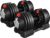 Yaheetech Adjustable Dumbbell Set 28/40/52.5/90LBS Adjustable Dumbbells Fast Adjust Dumbbell Weight Set with Anti-Slip Handle and Tray for Men/Women Home Gym Strength Training Equipment Single/Pair