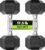 Hex Dumbbell Set, 2.5-65 lb Rubber Encased Exercise & Fitness Dumbbells, Weights Dumbbells Set of 2, Hand Weight for Strength Training