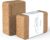 Trideer Cork Yoga Blocks, 2 Pack Natural Cork Blocks, High Density with Non Slip Surface, Eco-Friendly Accessories and Ideal for Yoga, Pilates, Stretching