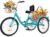 DWVO 24 26 Inch Adult Tricycle, Single Speed 7-Speed 3-Wheel Bike for Adults, Trike for Women Men with Detachable Front and Rear Baskets for Picnic Exercise Shopping