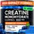 Creatine Monohydrate Gummies 8500mg Complex for Men & Women – Pre Workout Creatine Chews for Muscle Growth, Strength & Energy, Sugar Free, Vegan, Blueberry Flavor – 120 Count