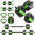 88 LBS Adjustable Dumbbell Set, 4-In-1 Weight Dumbbell Set with Connector, Octagonal Shape & Anti-Slip Handle, Converts to Kettlebells, Barbell, Push Up Stand for Home Gym Men & Women