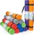 12-Pack Classic Yoga Mat With Carrying Strap, 68″ x 24″ Non Slip Exercise Mat, 4mm Thick Gym Mat, Bulk Non Toxic Yoga Mats for Home Workout, Schools, Classroom, and Studios