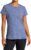 Gaiam Women’s Everyday Performance Crewneck T-Shirt, Slim Fit, Stretch Lightweight Material, Moisture-Wicking
