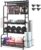 56” Taller Home Gym Storage Organizer, Yoga Mat Storage Rack with Hanging Board, Exercise Workout Equipment Storage Stand for Home Gym, Dumbbell Holder Kettlebell Rack with Wheels and Hooks