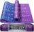 Instructional Yoga Mat with Carrying Strap: Cute Yoga Mat with 75 Illustrated Yoga Poses + 75 Easily-Followed Stretching Exercises – 1/4” Thick, Non-Toxic, Non-Slip Yoga Mats for Women and Men