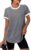 Womens Workout Tops Summer Short Sleeve Shirts Athletic Color Block Gym Clothes Outfits Sun Protection UPF 50+ T Shirts