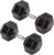 Signature Fitness Premium Rubber Encased Hex Dumbbell