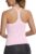MathCat Seamless Workout Tank Tops with Built in Bra，Racerback Athletic Tank Tops Ribbed Soft Yoga Shirts XS-XL