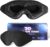 Sleep Mask for Men Women,Upgraded 3D Deep Contoured Eye Covers for Sleeping with Adjustable Strap,Block Out Light, Soft Comfort Eye Shade Cover for Travel Yoga Nap (1pcs, Black)