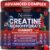 Pre-Workout Gummies – 120-Count Creatine Monohydrate Gummies for Men and Women – Pre-Workout Supplement with BCCA, L-Carnitine, Taurine for Muscle Growth, Energy, Performance – Berry Flavor