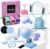 Home Pilates Kit Pilates Equipment Set, Better Yoga Pilates Essentials Kit for Women with 14.5″ Pilates Ring, Ball, Resistance Bands, Ankle Weights, Dumbbells, Sliders, Stretch Band, Yoga Strap Socks