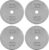 CAP Barbell Standard 1-Inch Cast Iron Weight Plates – Singles & Sets | 1.25-50 lbs | Multiple Options