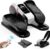 HARISON Under Desk Elliptical Machine for Seniors, Mini Elliptical with 12-Level Magnetic Resistance Adjustable, Bidirectional Motion, Pre-Assembled Low-Impact Leg Exerciser with Floor Mat