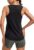 CRZ YOGA Lightweight Racerback Tank Tops for Women High Neck Workout Athletic Running Sleeveless Shirts