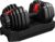 Yaheetech Adjustable Dumbbell Set 28/40/52.5/90LBS Adjustable Dumbbells Fast Adjust Dumbbell Weight Set with Anti-Slip Handle and Tray for Men/Women Home Gym Strength Training Equipment Single/Pair