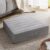 Codi Floor Cushions for Adults, Large Meditation Pillows with Thick Foam and Soft Tufted Covers, Washable Square Seating for Couch and Yoga Sitting, 22×22×5 inch Grey