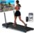 WELLFIT Walking Pad Treadmill with 10% Incline, Under Desk Treadmill for Home/Office, 2 in 1 Folding Treadmills with APP/Remote Control and LED Display, 0.6-7.6 MPH 360 lbs Capacity