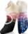 Non-Slip Pilates Yoga Socks with Grips for Women – Stylish Crew Socks for Barre, Ballet, and Workout (Size 5-9)