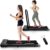 Fitvids 2 in 1 Under Desk Treadmill Walking Machine – Folding Jogging Machine with Remote Control, Pre-Assembled, Silver